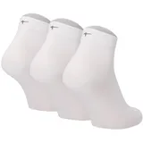 TAMARIS Comfort Cotton Quartersocken 3 Paare Weiß 35-38
