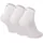 TAMARIS Comfort Cotton Quartersocken 3 Paare Weiß 35-38