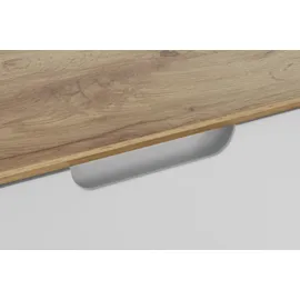 Andas Lowboard »Pandrup« Kommode mit 3 Einlegeböden und Kabeldurchführung, B:135 cm weiß