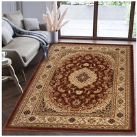 Orientteppich Oriente Teppich - Traditioneller Teppich Orient Braun, Mazovia, 160 x 220 cm, Geeignet für Fußbodenheizung, Pflegeleicht, Wohnzimmerteppich braun 160 x 220 cm