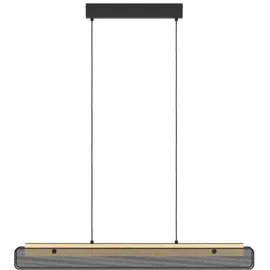 EGLO Kokomo-Z 1-flg. 5 cm schwarz/natur