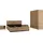OTTO home Schlafzimmer-Set OTTO HOME "Cross, moderne, grifflose Optik, FSC-zertifiziert", braun (wotan eiche), 4trg. Schrank + ohne Matratze, B/H: 180cm x 200cm, 4trg. Schrank, Schlafzimmermöbel-Sets, Komplettschlafzimmer-Set
