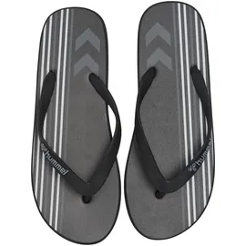 hummel Multi Stripe FLIP Flop Slipper, Black, 38.5 EU