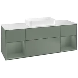 Villeroy & Boch Waschtischunterschrank 160 x 60,3 x 50,1 cm Olive Matt