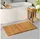 vidaXL Badematte Uni Braun 100 x 55 cm