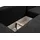 beautysofa Ecksofa TORRE - Recht seite Eckcouch L-Form mit Schlaffunktion & Bettkasten - Schwarz (Velo637) - Schwarz