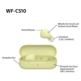 Sony WF-C510 gelb