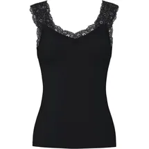 Pieces Pcbarbera Lace Top Schwarz M
