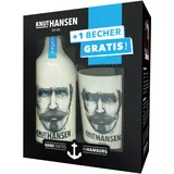 KNUT HANSEN DRY GIN Geschenkpackung | Weltweit ausgezeichnet | 0,5L KNUT HANSEN GIN inklusive 1 GRATIS Keramik-Becher 0,5L