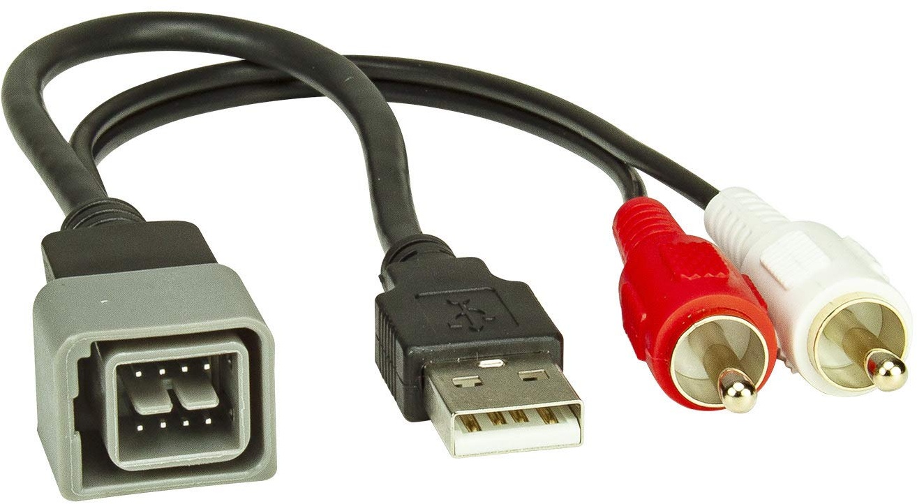 tomzz Audio 7538-002 USB+AUX Replacement Austausch Adapter kompatibel mit Nissan Cube Juke Versa Qashqai NV