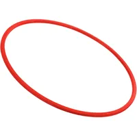 Gymnastikreifen aus Kunststoff, ø 80 cm, 388 g, Rot