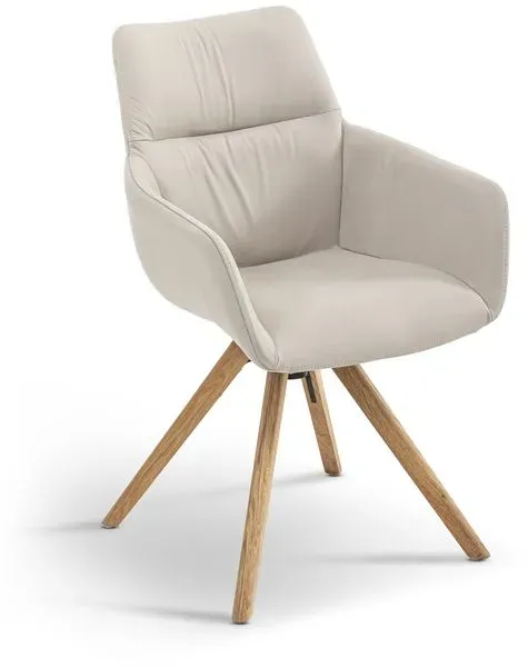 MAISON Stuhl Ontario Leder Cream