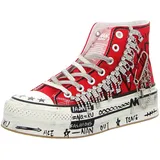 nan-ku Damen Plateau-Sneaker Rot 39