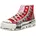Damen Plateau-Sneaker Rot 39