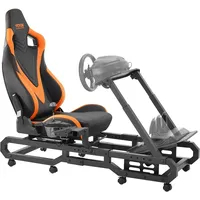 Vevor Rennlenkradständer mit Rädern für Logitech G923/G920/G29, robustes Fahrsimulator-Cockpit