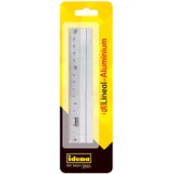 IDENA Lineal 15 cm, silber