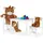 Relaxdays Kindersitzgruppe weiß MDF