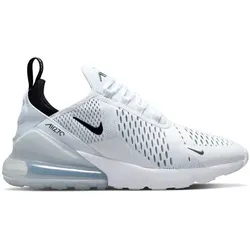 NIKE Damen Freizeitschuhe Sneakers Air Max 270, WHITE/BLACK-WHITE 100, 43