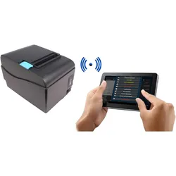 Mobiles Kassensystem für GASTRONOMIE: 7" Bedienerterminal, Bondrucker