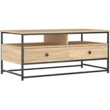 furnicato Couchtisch Sonoma-Eiche Braun 100 x 45 cm