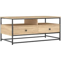 furnicato Couchtisch Sonoma-Eiche Braun 100 x 45 cm