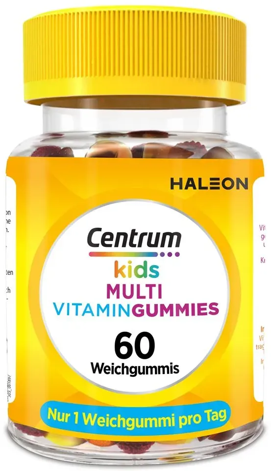 Centrum Gummies Multi Kids - Leckere Multivitamin Gummies mit wichtigen Mikronährstoffen für Kinder