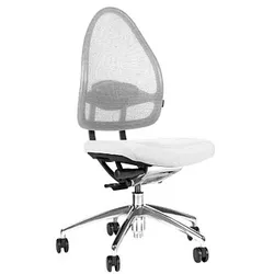 Topstar Bürostuhl Open Base, J4900S03 Stoff weiß, Gestell alu