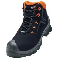 uvex 2 VIBRAM Sicherheitsschuh S3 Stiefel Velours schwarz/orange 40 - 6529440 - schwarz/orange