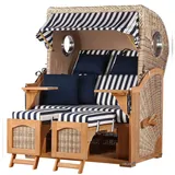 Mr. Deko Ammersee Blau/Teak Komplettset