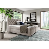 yourhouse24 Boxspringbett Guliette mit 2 Bettkästen, Doppelbett mit Bonell-Matratze + Topper - Fresh 01