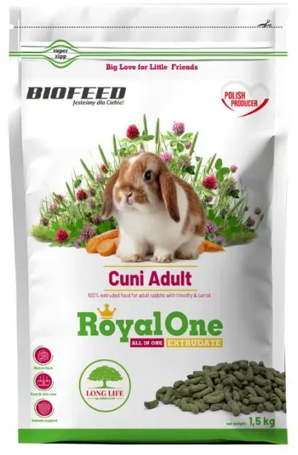 Bioofeed ROYAL ONE CUNI ADULT 1,5kg Kaninchenfutter