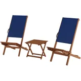 Erst-Holz Blauer Strandstuhl Partystuhl Wikingerstuhl Schwedenstuhl Anglerstuhl wählbares Set XXL V-10-364