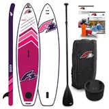 F2  Stand up Paddle Board AXXIS SMART Damen SUP mit E-Pumpe 354cm 11,6 Pink