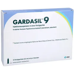 Gardasil 9 Inj.-sus.i.e.fertigspritze 10 St
