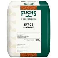 Fuchs Foodservice Gewürz, Fuchs Professional Gyros Gewürzsalz mediterrane Würze Packung 1000g