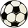 HANSE HOME Fußball Rund Spielteppich – Kinderteppich rutschfest Kurzflor Teppich Fußball-Spielteppich Fußball-Motiv für Schlafzimmer, Kinderzimmer, Spielzimmer – Ø 100cm