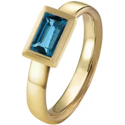 Acalee 90-1018-03 Topas Gold 333 / 8K Echter Topas London Blau, 53/16,9
