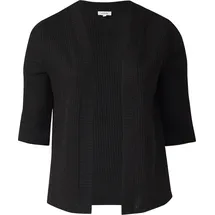 s.Oliver Leichte Jacke aus Strukturjersey schwarz 5XL