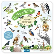 Trötsch Verlag Stickermalbuch Unsere Vogelwelt 1 St. Weiß