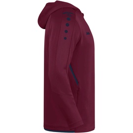 Jako Challenge Trainingsjacke mit Kapuze Kinder maroon/marine 164