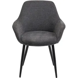 SalesFever Essgruppe 5 tlg. 180 cm - stilvolles Design", grau cognac | 370742