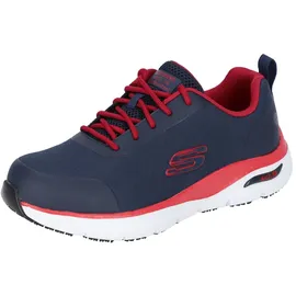 SKECHERS Herren ARCH FIT Sr Ringstap Sneaker, Marine/Rot, 45 EU - 45 EU
