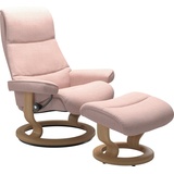 Stressless Stressless® Relaxsessel View, mit Classic Base, Größe S,Gestell Eiche rosa