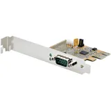 Startech StarTech.com PCI Express Serielle Schnittstellenkarte, PCIe auf RS232 (DB9) Karte, PC Serielle Adapter Karte/Erweiterungskarte, 16C1050 UART, COM Retention, Windows/Linux (11050-PC-SERIAL-CARD)