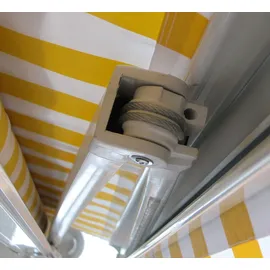 Mendler Kassetten-Markise T124 5 x 3 m grau