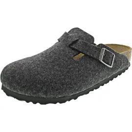 Birkenstock Boston Wool Narrow Hausschuhe (Größe 36, grau)