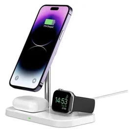 TECH-PROTECT Tech-protect wireless Charger 3in1 Magnetic MagSafe, white