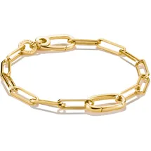 Thomas Sabo Charm-Armband »Charm Club Connect: Paperclip mit einem Connect Link vergoldet