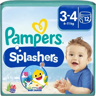 Pampers Splashers Schwimmwindeln Gr. 3-4 (6-11 kg) 12 St.