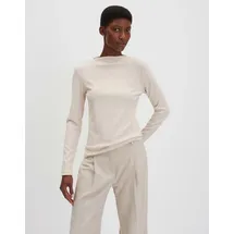 Someday Damen Langarmshirt | KELEA Slim Longsleeve mit feiner Rippstruktur Mellow mélange, 38 - 38